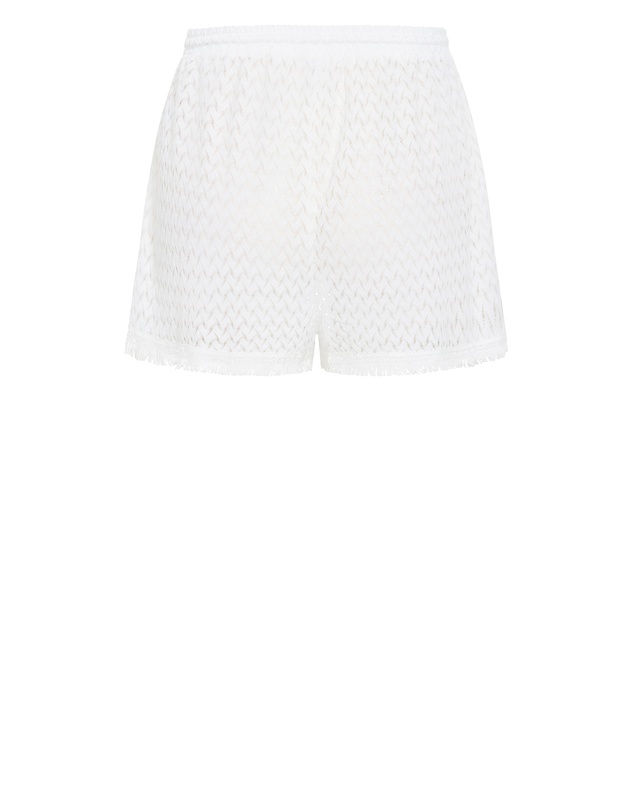 City Chic - Andros Jacquard Knit Short - ivory