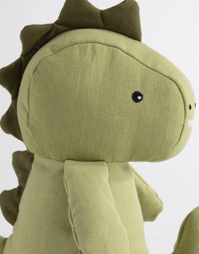 Living Textiles - Large Linen Animal - Dennis the Dinosaur