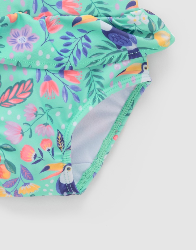 Purebaby - Printed Long Sleeve Rashie Set- Kids-Babies