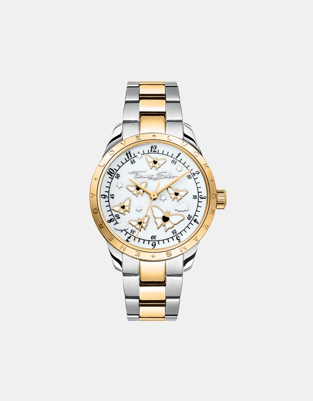 THOMAS SABO - THOMAS SABO Luminescent Butterfly Bicolour 34mm Watch
