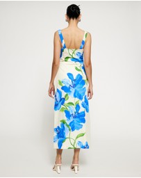 Lover - Grace Ruched Midi Dress