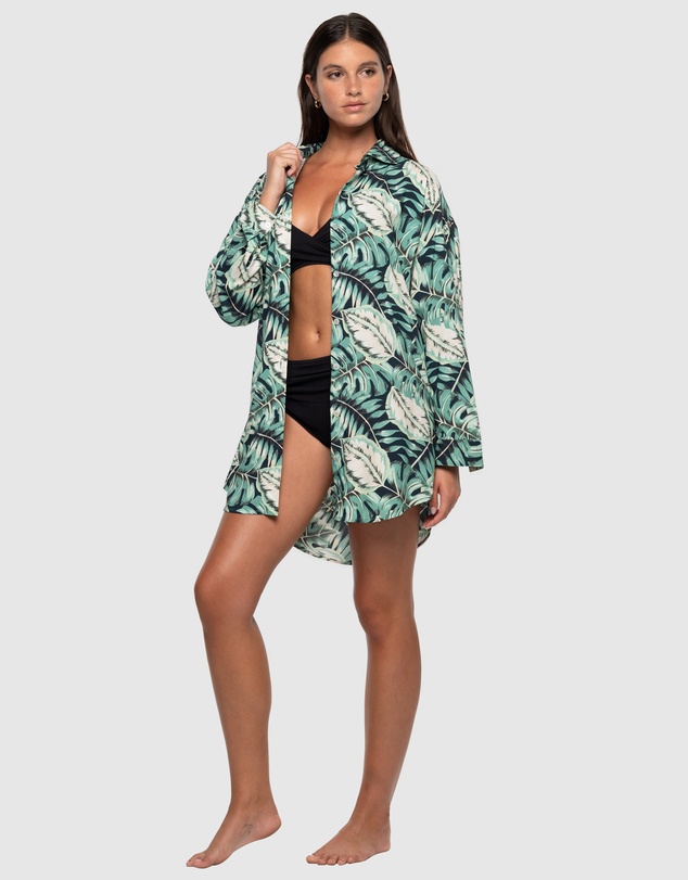 Nip Tuck Swim - Martinique Bronte Button Through Beach Shirt
