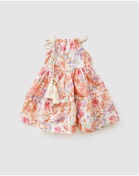 WITH LOVE FOR KIDS - Cotton Muslin Dress - Babies - Kids