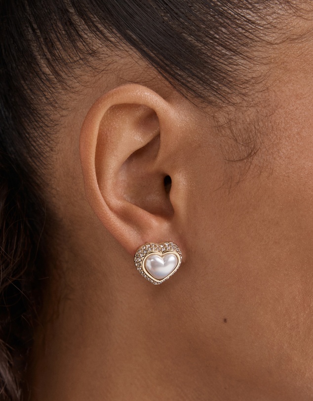 MIMCO - Relic Heart Stud Earrings
