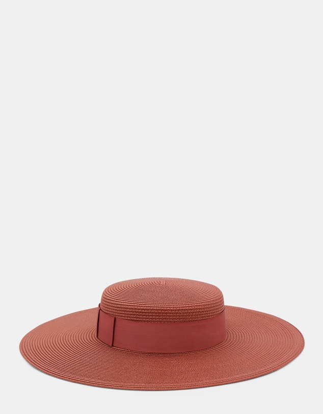 Morgan & Taylor - Macy Racewear Boater in Rose Pink