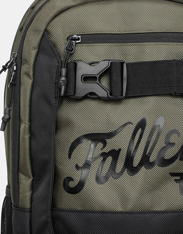 Fallen Footwear - Fallen Footwear Fury Board Nylon Ripstop Backpack 24L Unisex - Olive / Black