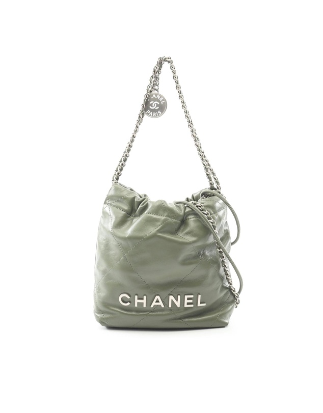 Pre-Loved by Azura Reborn - Pre-Loved Mini Shiny Calfskin 22 Handbag