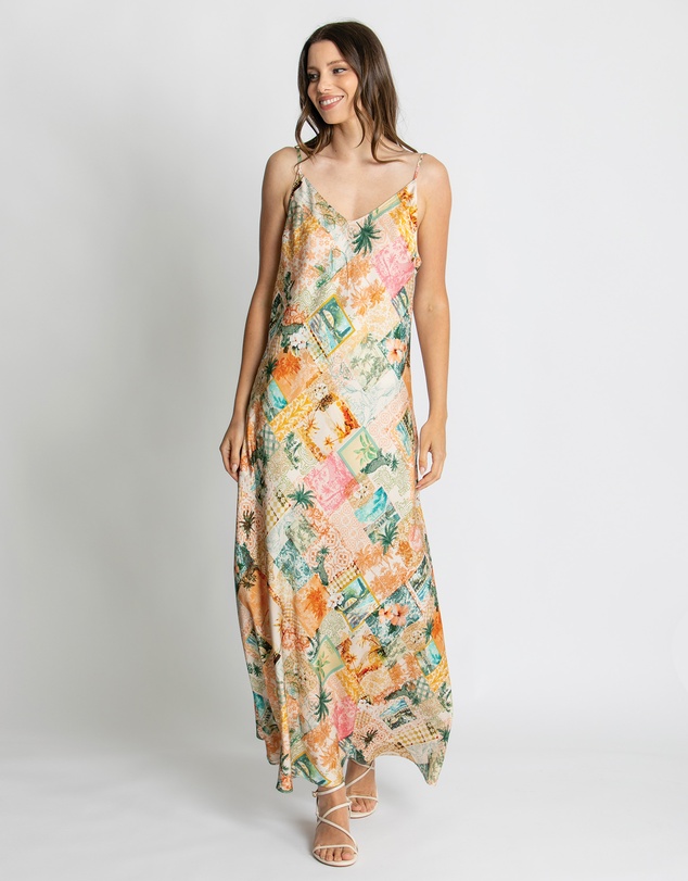 KACHEL - Hazel Slip Maxi Dress