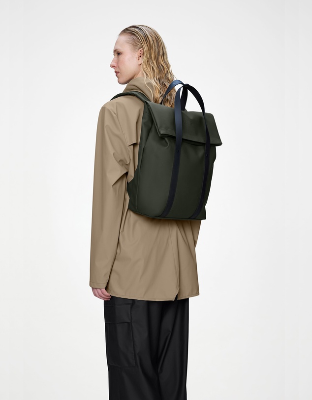 RAINS - 2 Way Tote Backpack Green
