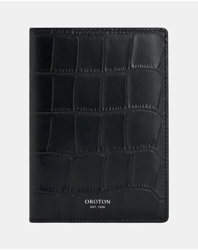 Oroton - Jordan Passport Holder Texture