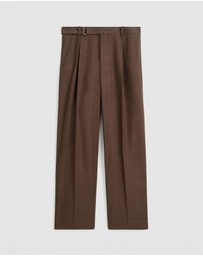 COS - Belted Linen Relaxed-Fit Wide-Leg Trousers