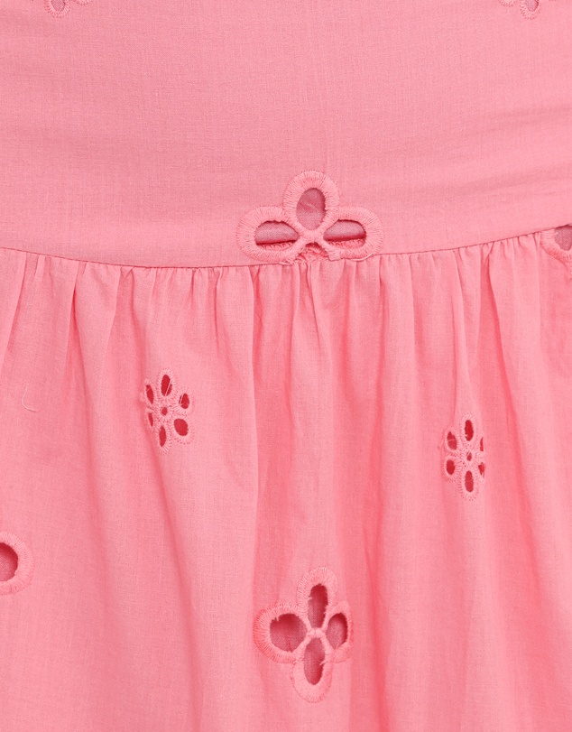 Petal & Pup - Botanique Midi Dress - Rose Broderie