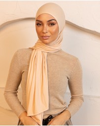 Mod Squad - Luxe Jersey Hijab- Clay