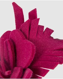 Max Alexander - Felt Magenta Flower Fascinator