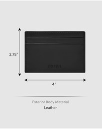 Fossil - Derrick Black Card Case