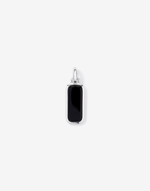Michael Hill - Black Onyx Oblong Pendant in Sterling Silver