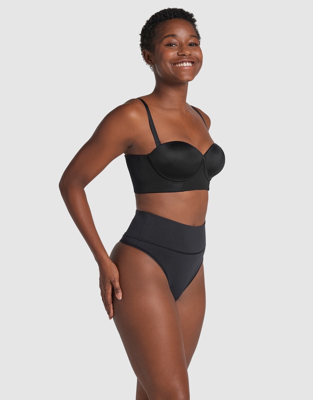 Leonisa - High-Waist Seamless Effect Tummy Control Shaper Thong