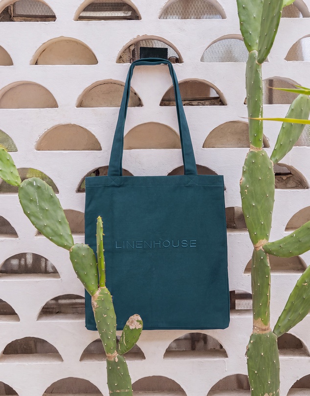 Linen House - Linen House Embroidered Tote Bag