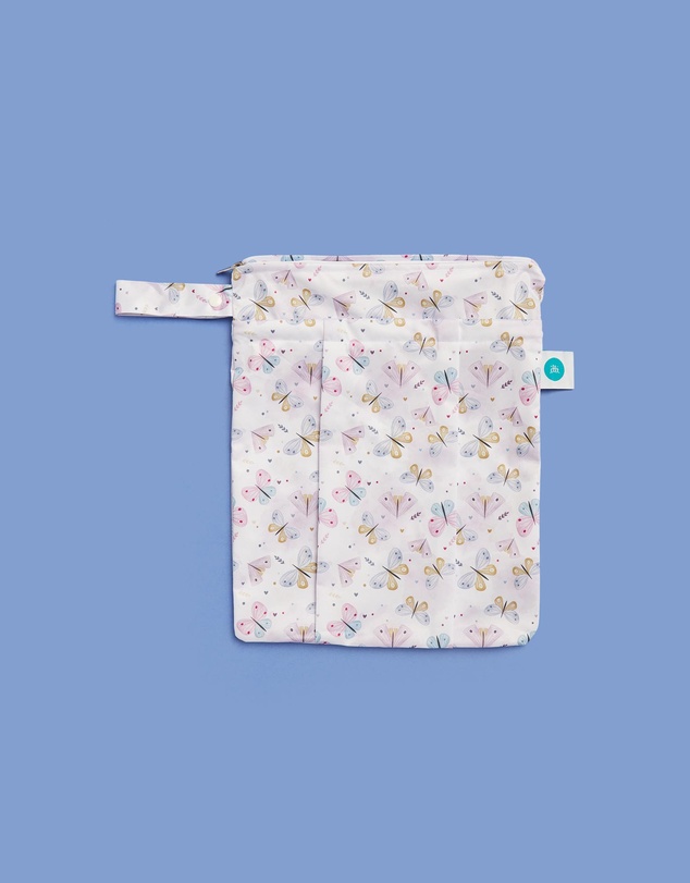 itti bitti - Large and Small Double Pocket Wetbag - Butterfly