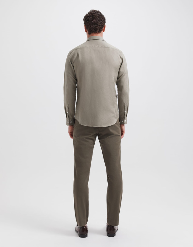 SABA - Reeves Long Sleeve Classic Linen Cotton Shirt