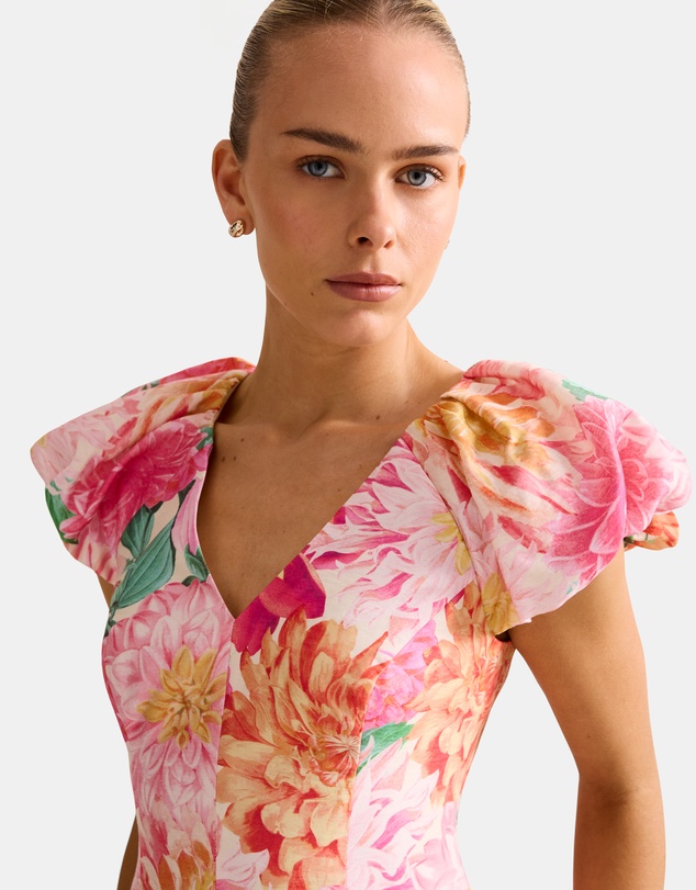 Forever New - Elyssa Puff Sleeves Mini Dress