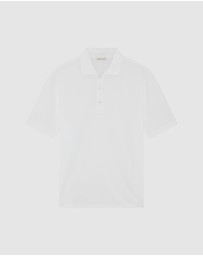 Frescobol Carioca - Luca Cotton Piquet SS Button Up Polo