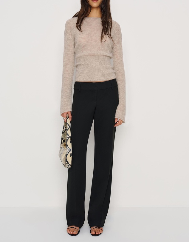 Reformation - Soren Sheer Alpaca Sweater Top