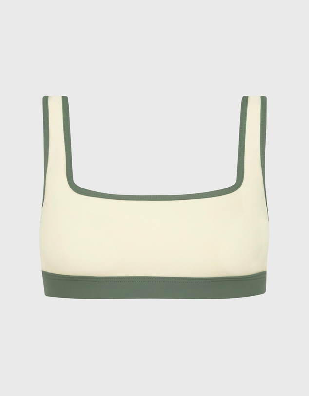 BONDI BORN - Hayden Bikini Top - Sage (Sculpteur®)