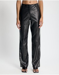 Lover - Genevieve Patent Faux Leather Pants