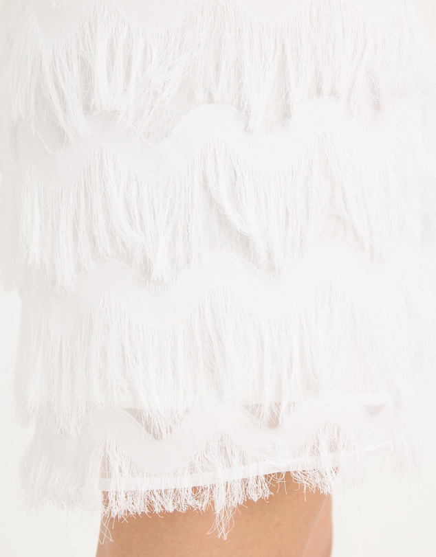 Calli - Frankie Fringe Tassel Mini Skirt