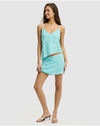 Cotton On - Beaded Mini Skirt