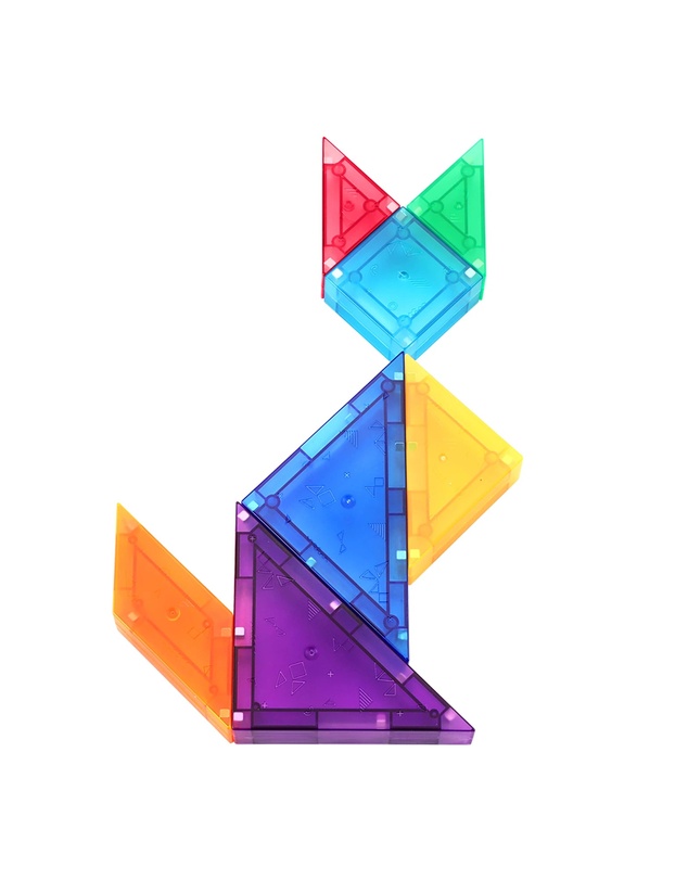 Magnetika - Magnetic Tile Tangram 61 Piece