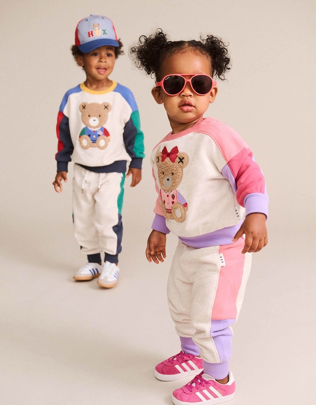 Huxbaby - Colour Block Sitting Huxette Sweatshirt - Babies-Teens
