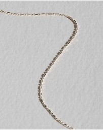 SAINT VALENTINE - Dash Dot Chain Necklace - Silver
