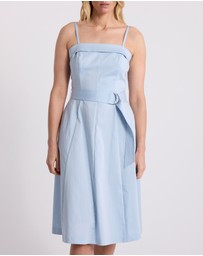 David Lawrence - Wisteria Cotton Midi Dress