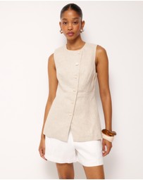 AERE - Longline Asymmetric Vest