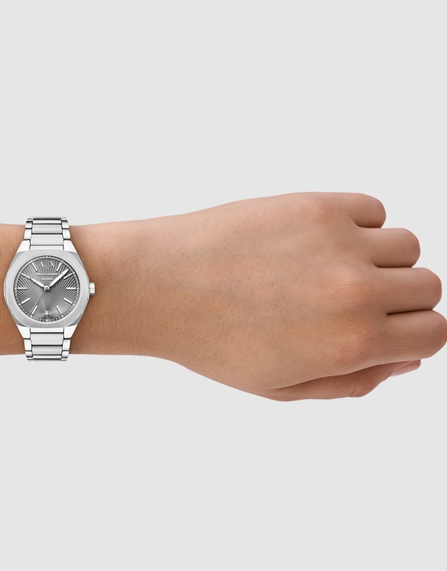 Armani Exchange - Silver Tone Analogue Watch