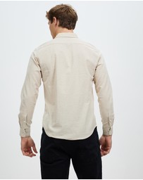 KAJA Clothing - Regular-Fit LS Chambray Shirt - Tim Top