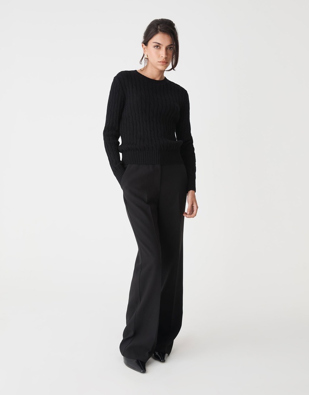 Forcast - Juanita Cotton Cable Knit