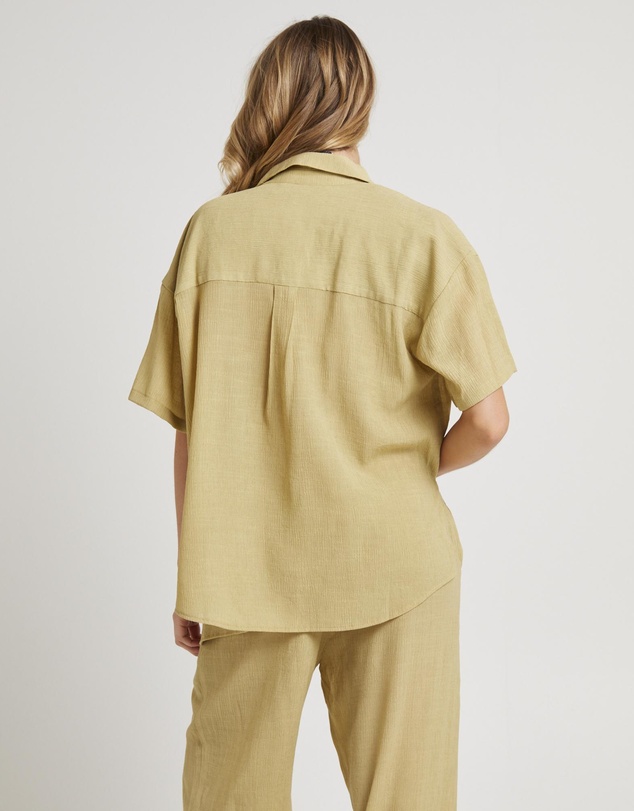 Subtitled - Indra Crinkle Oversized Shirt