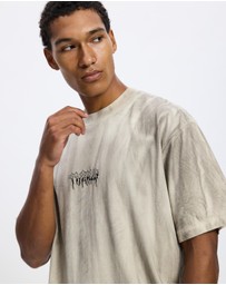 Thrills - Cut Shattered Box Fit Oversized Cropped Tee