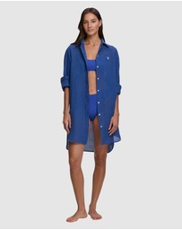 Polo Ralph Lauren - Organic Cotton & Linen Oversized Beach Shirt