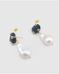 Izoa - Kiara Baroque Pearl Earrings