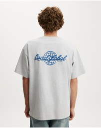 Cotton On - Box Fit Text T-Shirt
