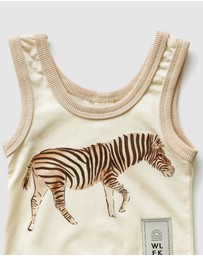 WITH LOVE FOR KIDS - Comfy Tank Onesie - Babies