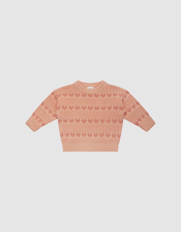 Kynd Baby - Knit Jumper in Pink Heart
