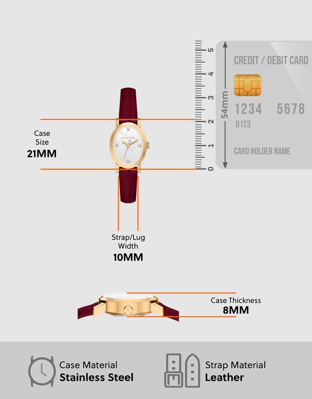 Michael Kors - Maude Red Analogue Watch