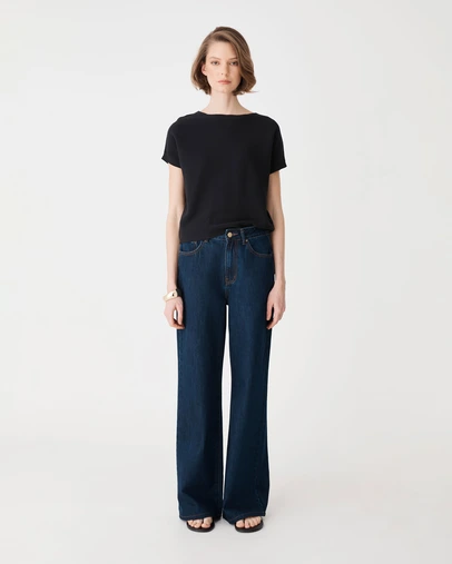 Forcast - Brandy Relaxed Cotton Knit Top