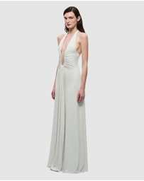 MISHA - Jennifer Cupro Maxi Dress