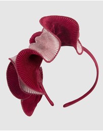 Max Alexander - Pink and Wine Racing Fascinator